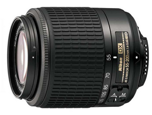 Lensa Nikon AF-S DX VR Zoom 55-200 mm f/4-5.6 IF-ED - Rp. 2,150,000