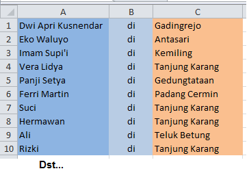 Label Undangan 121 excel