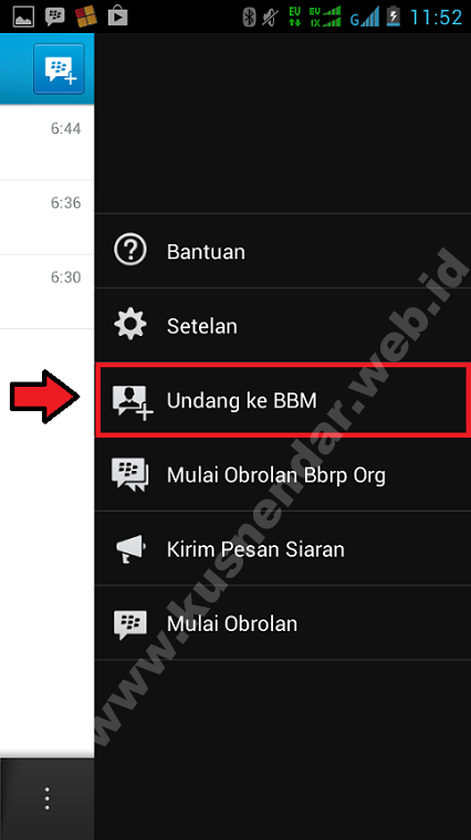 Tambah Kontak BBM Android