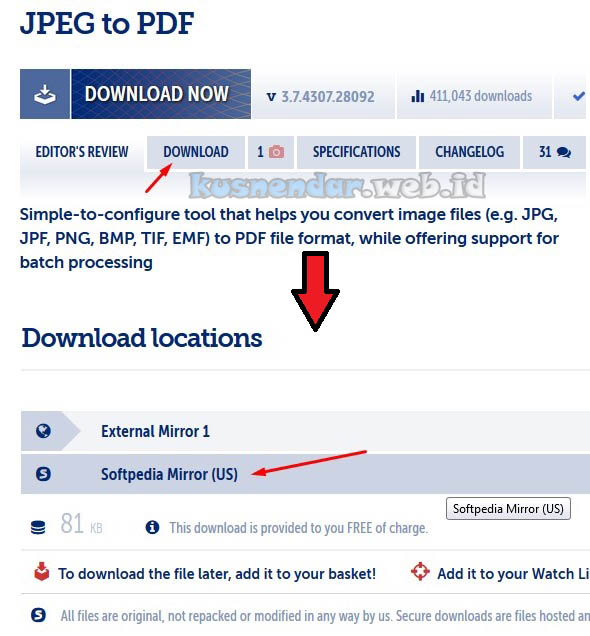 Download JPEG to PDF