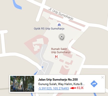 Titik Koordinat Google Maps