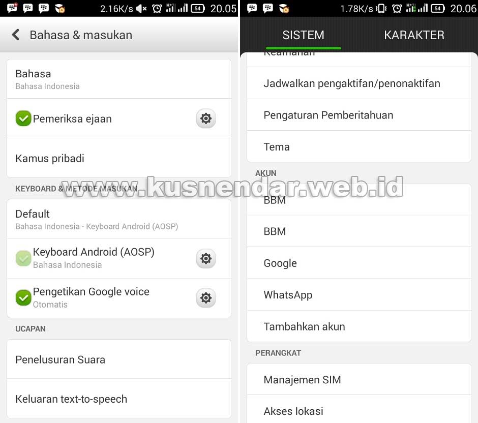 Bahasa Indonesia Android