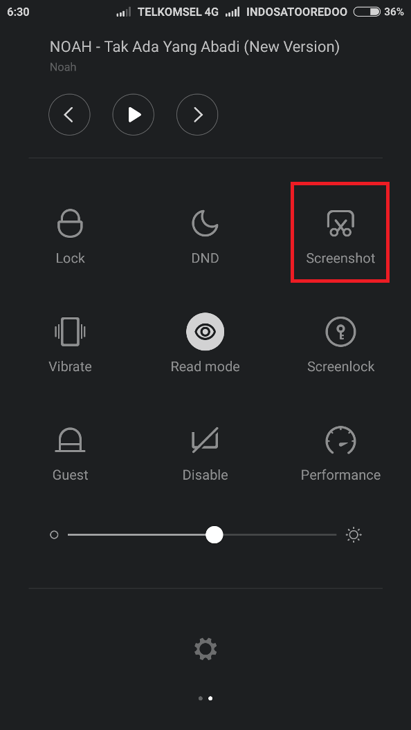 Screenshot Xiaomi Redmi Note 3