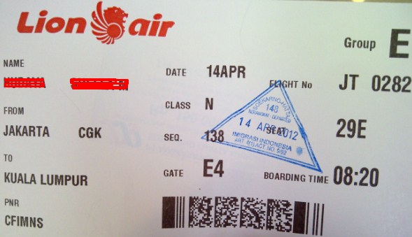 Inilah Fungsi Boarding Pass Pesawat Informasi Di Dalamnya My Xxx Hot Girl