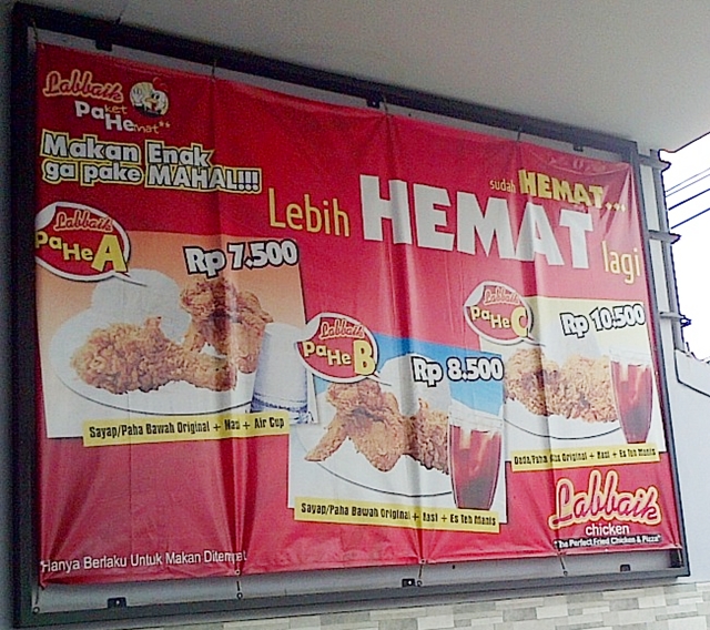 Menu Hemat di Labbaik Chicken