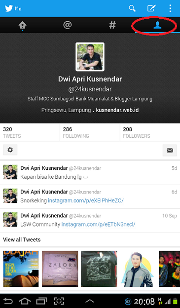 Cara Ganti Foto Profill Twitter di Android