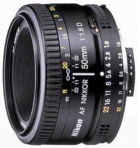 Lensa Nikon AF 50 mm f-1.8 D - Rp. 1,349,000