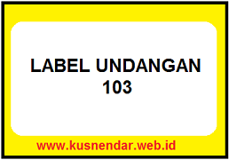 Membuat Label Nama Undangan Pernikahan 103 Panda dan Tom 