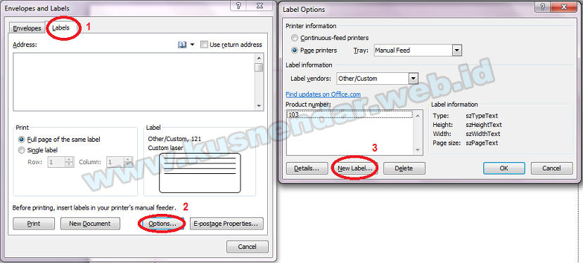 Membuat Label Undangan Pernikahan 121 FOX dengan EXCEL dan 