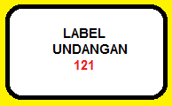 Membuat Label Undangan Pernikahan 121 FOX dengan EXCEL dan 