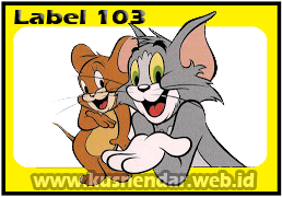 Format Label Tom Jerry 103