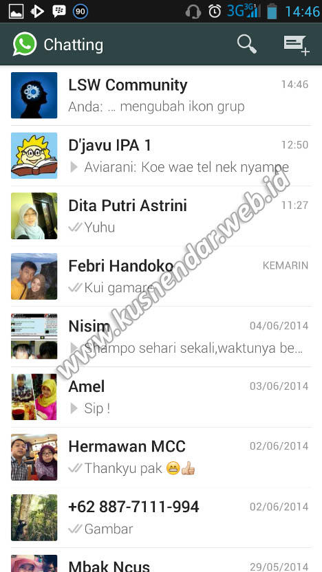 Grup baru di Whatsapp