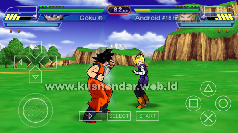Memainkan Game Dragon Ball PSP di Android