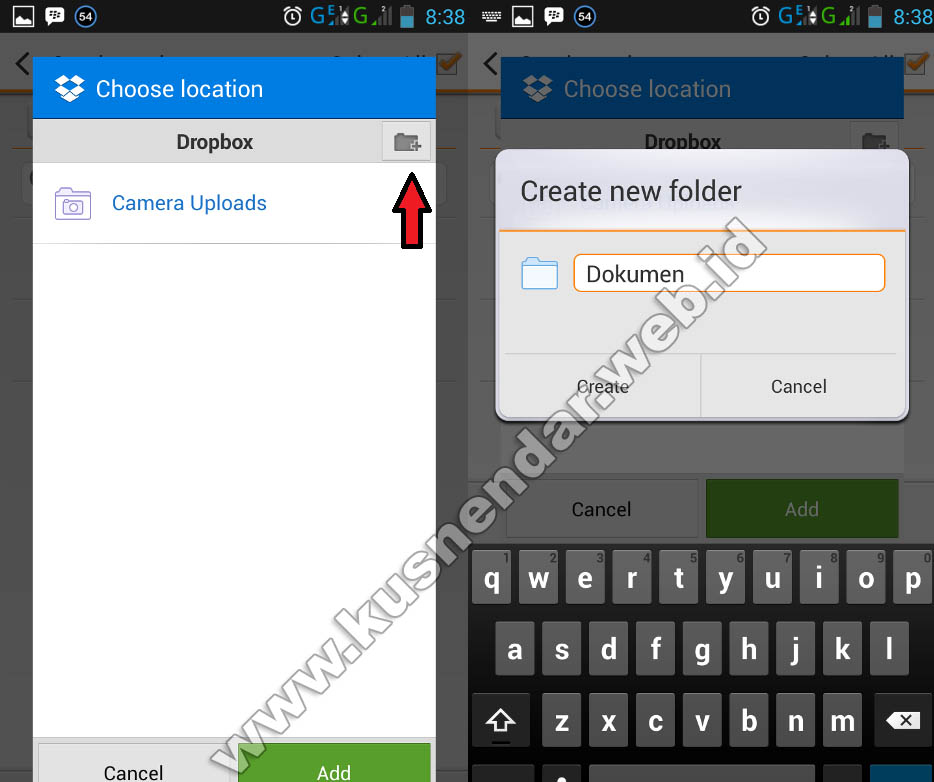 folder baru di dropbox