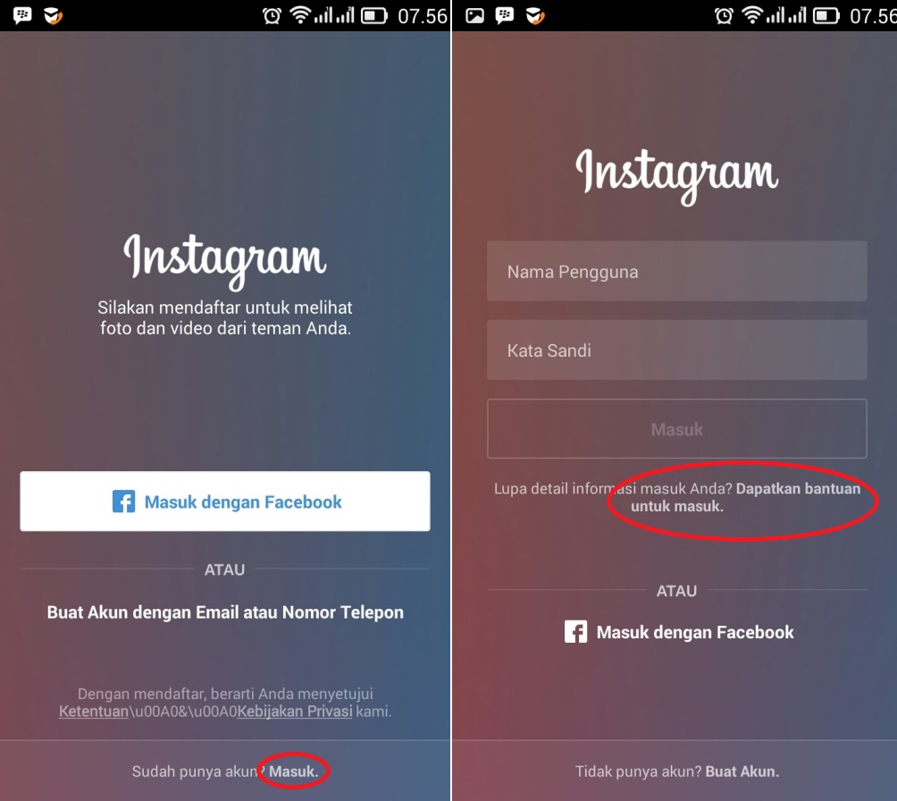 Cara reset password Instagram Terbaru