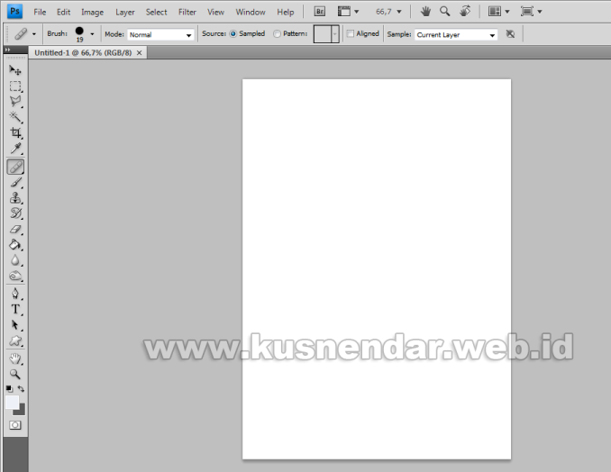 Cara Setting Ukuran Kertas A4 dan F4 di Photoshop  Kusnendar