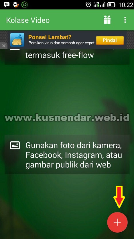 Aplikasi Kolasi Video Android Bagian Satu