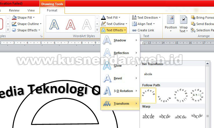  Cara  Membuat Logo Desain  Stempel  di  MS Word  Kusnendar