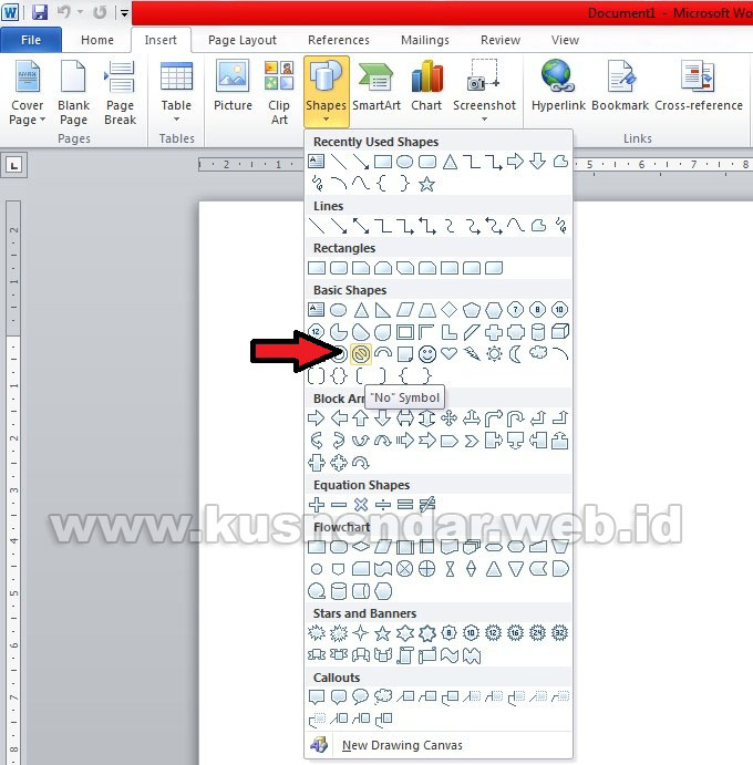 Cara Membuat Logo Desain Stempel Di Ms Word Kusnendar