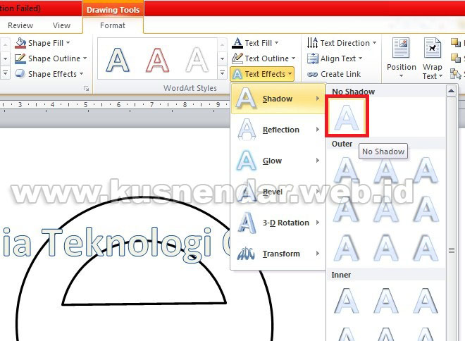  Cara  Membuat Logo Desain  Stempel  di  MS Word  Kusnendar