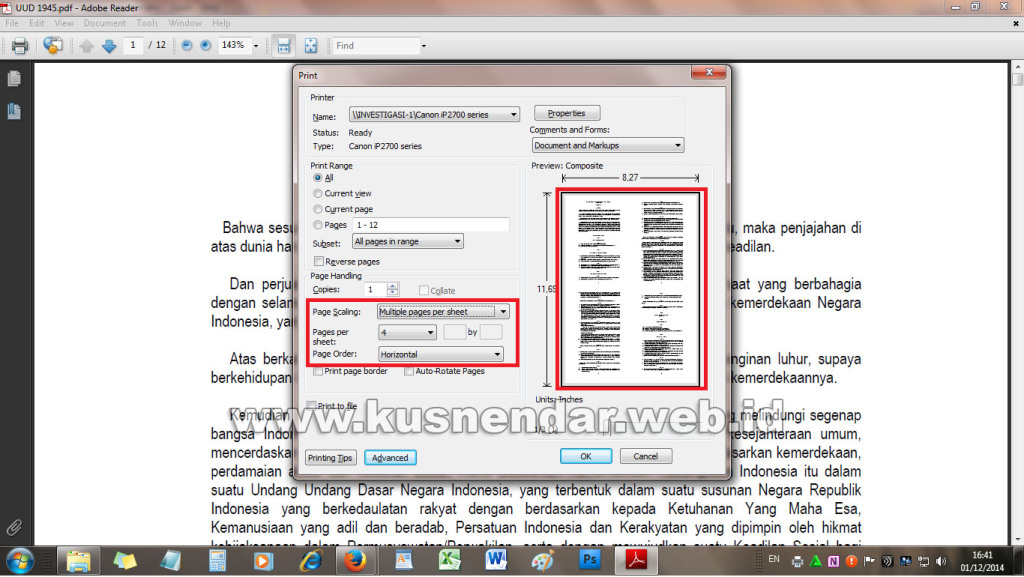 print file pdf 1 lembar isi 4