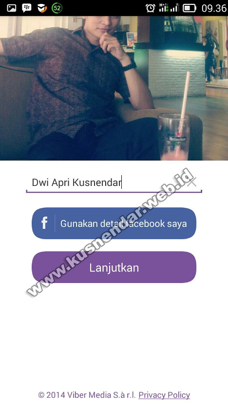 profil akun viber