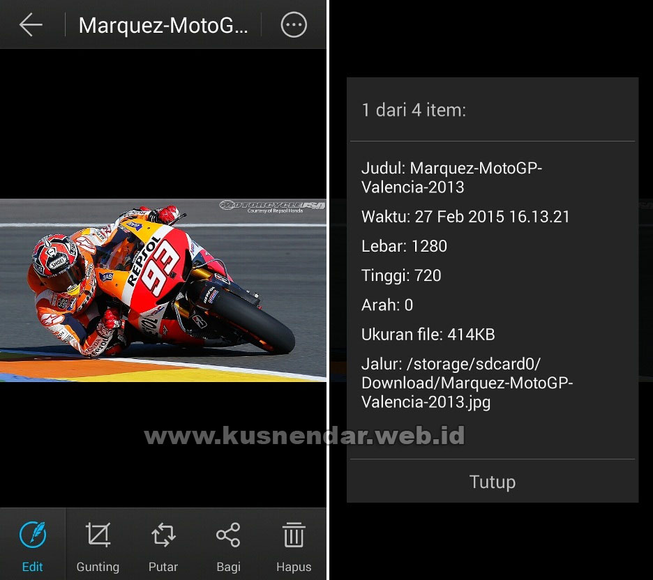 download gambar resolusi tinggi di Android