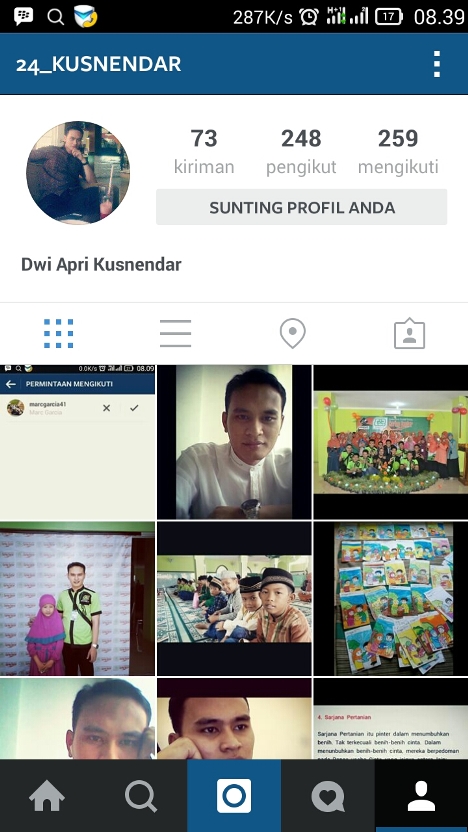 Capture akun instagram untuk kekinian