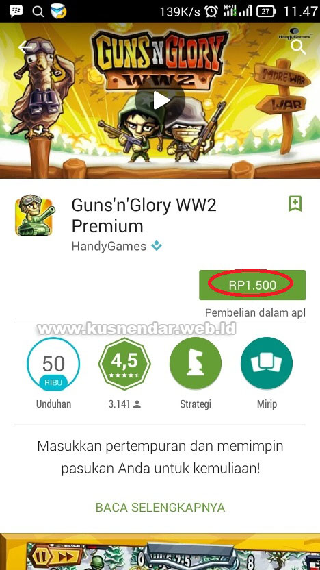 Cara beli game android di google play