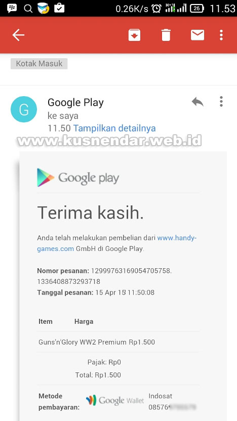 tagihan pembayaran game android