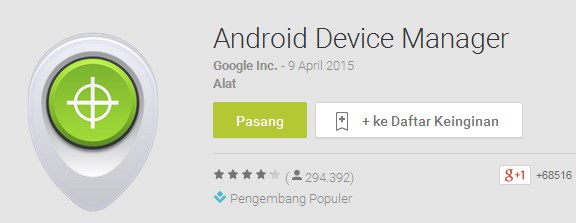 Download Aplikasi ANdroid Device Manager