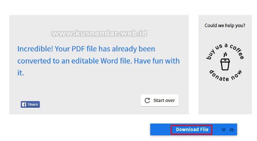 Download File Convert PDF Online