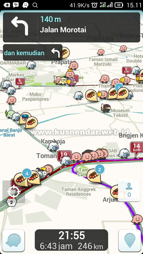 Aplikasi Android untuk Mengetahui Jalur Macet di Jalan Raya