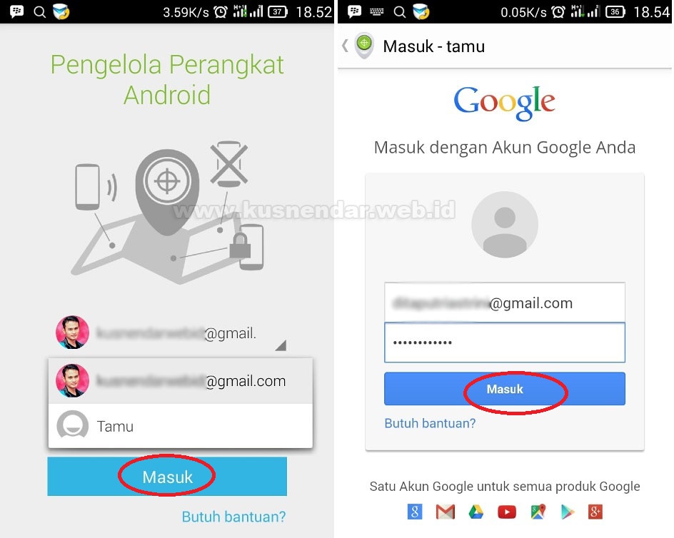 menemukan HP ANdroid Hilang