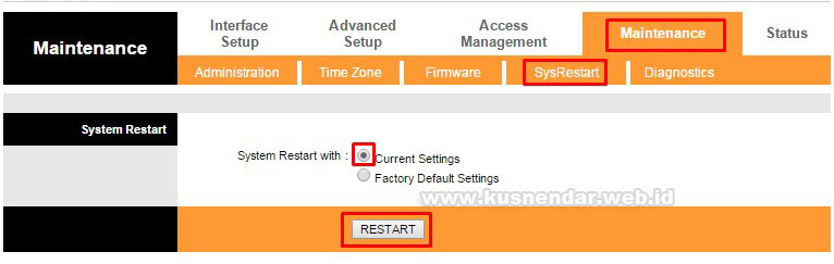 Cara Restart Jaringan Wifi Speedy