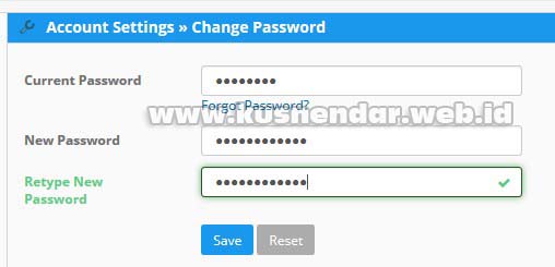 Cara Ganti Password di Kaskus