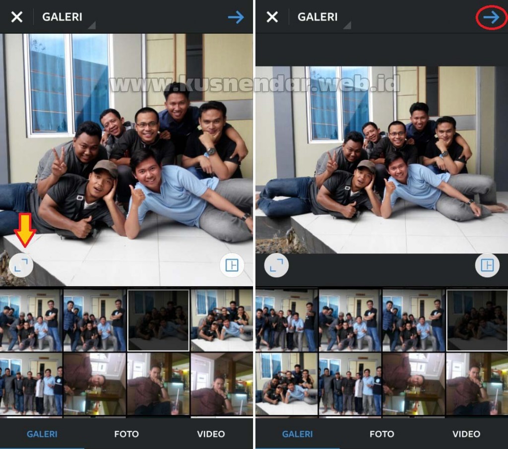 Upload Foto Full Landscape Instagram