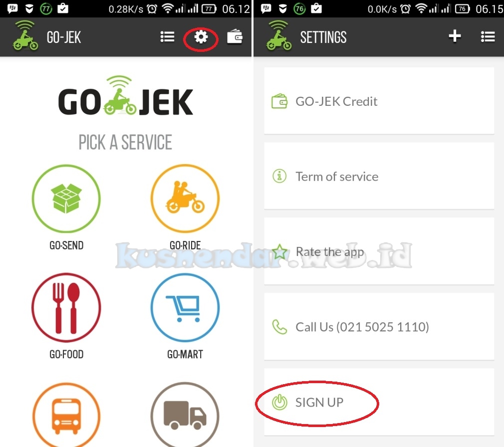 Cara Daftar GOJEK