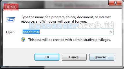 gpedit msc RUN