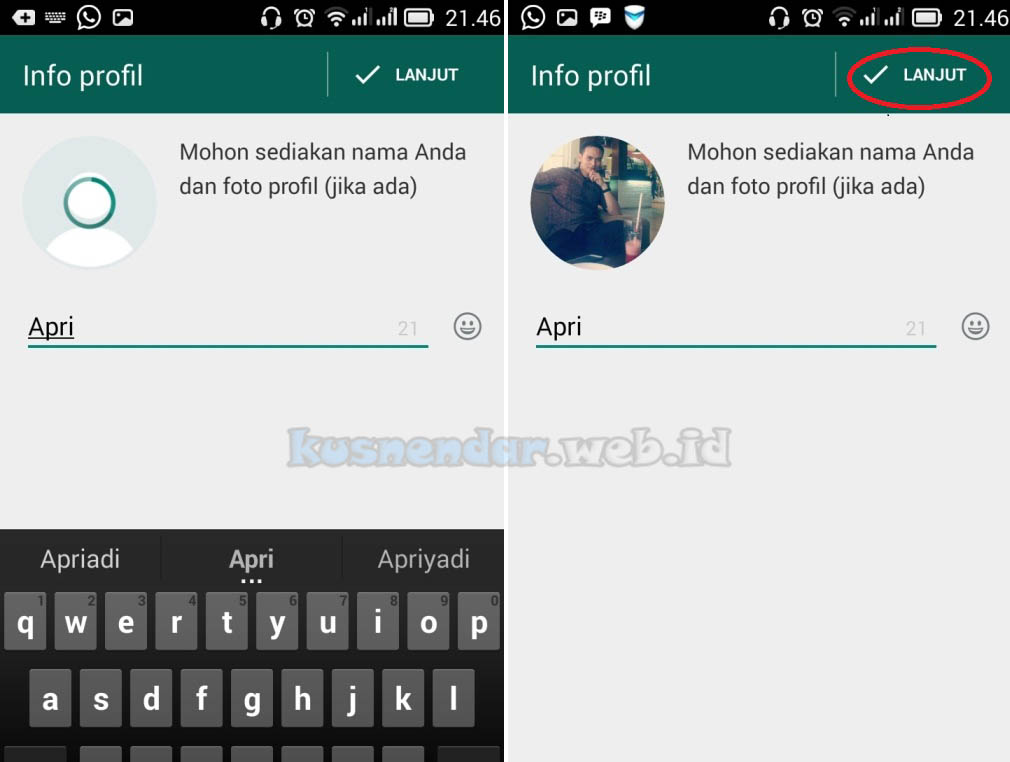 Mengembalikan AKun Whatsapp Lama