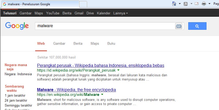 bersih dari malware