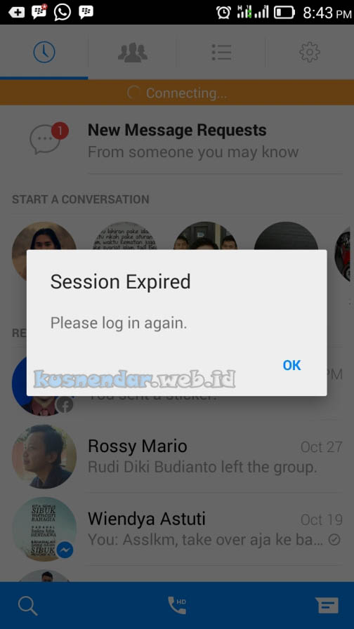 Cara Keluar FB Messenger