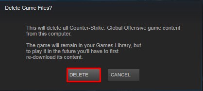 Delete Semua FIle Game Steam