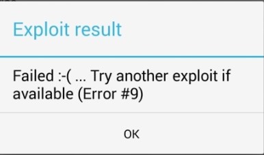 Error Root di Framaroot