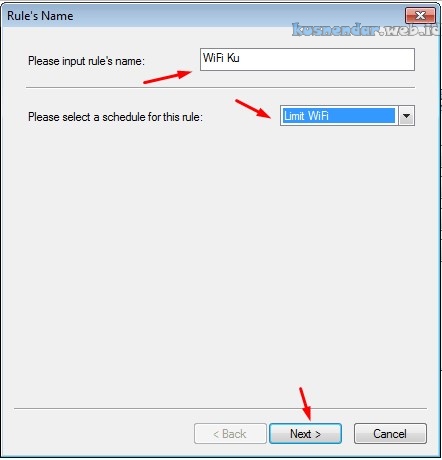 Profile Rule Setting