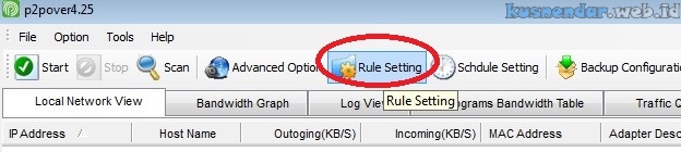 Rule Setting Menu