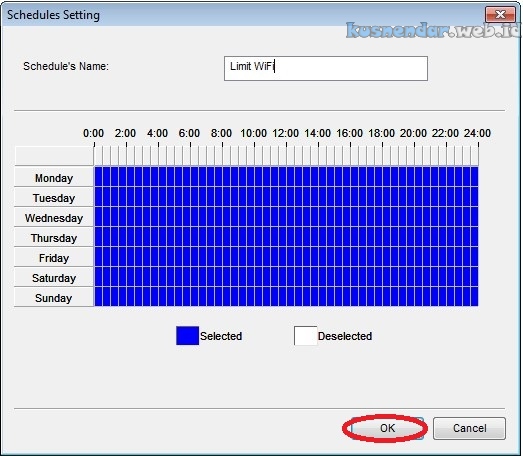 Schedule's Settings P2Pover part 2