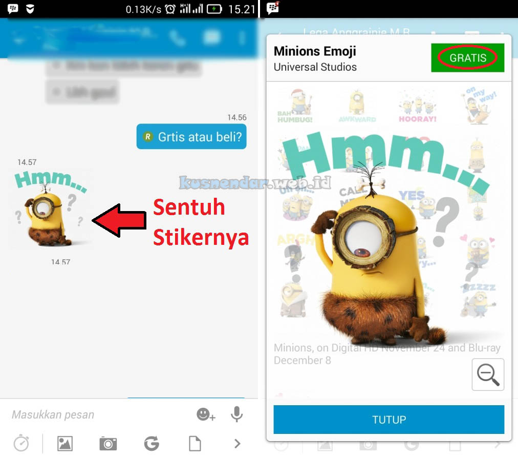 Mendapatkan Stiker BBM Gratis