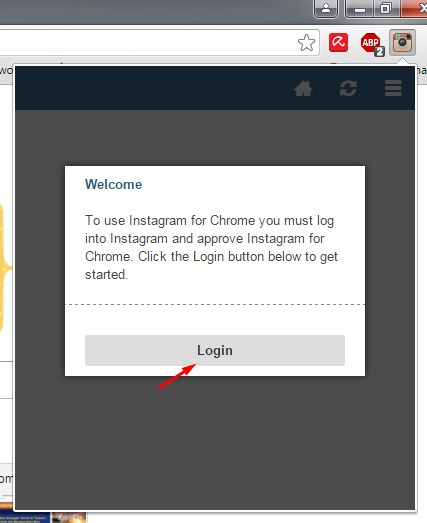 Login Instagram for PC