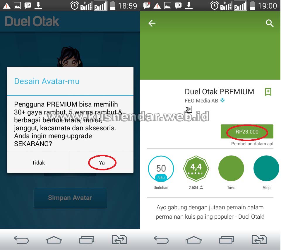 Beli DUel Otak Premium